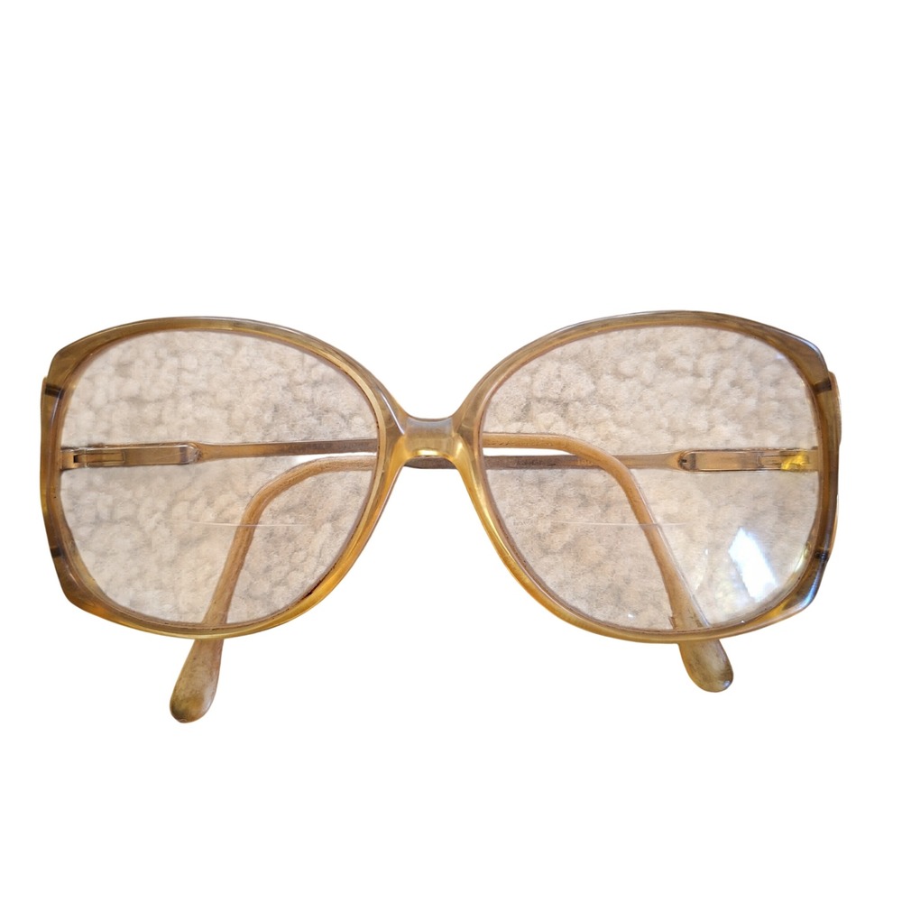 Vintage Kenmark 70s 80s Old Lady Thick Rim Eye Glasses Frames Only